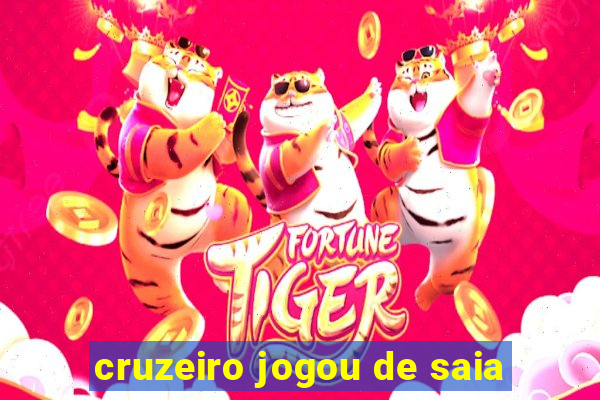 cruzeiro jogou de saia